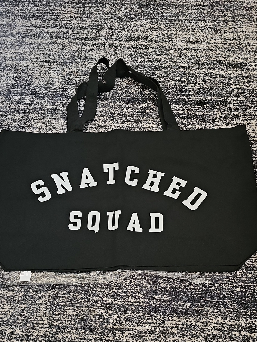 FBF Snatched Squad Black Tote Bag